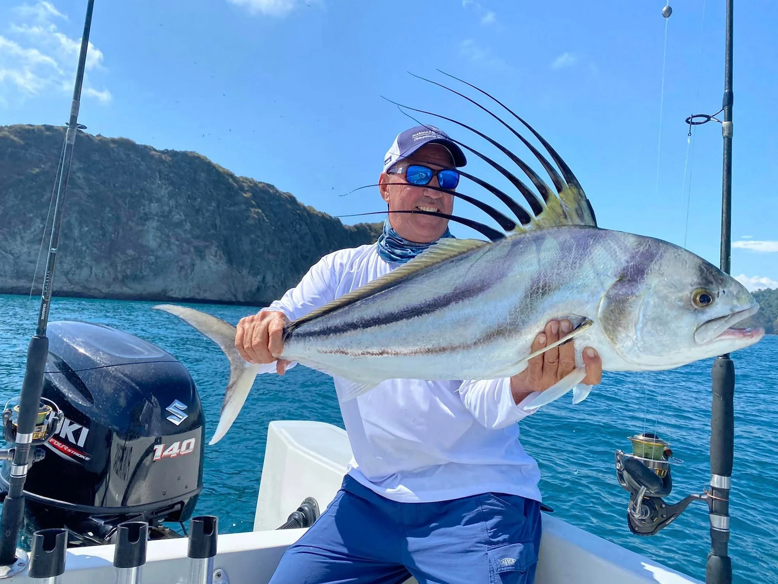 Peixe-galo capturado perto de Manuel Antonio, Costa Rica